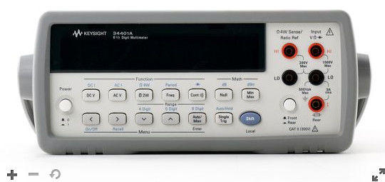 購入 Keysight Agilent 34401A 6.5 桁の解像度デジタルマルチメーター,真のRMS交流電圧と電流とGPIB/RS-232接続性 オンライン製造