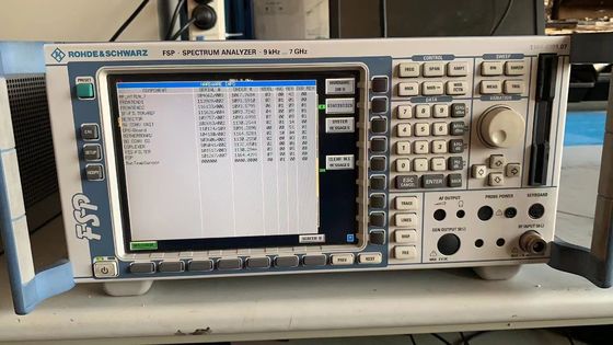 購入 RohdeおよびSchwarz RFのスペクトル検光子FSP7 9KHz-7GHzの耐久財 オンライン製造