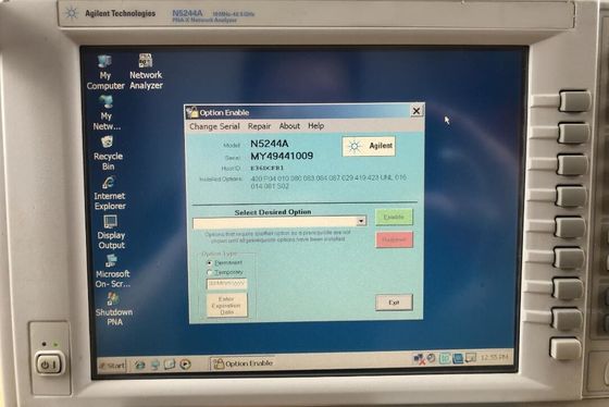 購入 使用された高精度ベクトルネットワーク分析機 10 MHz から 43.5 GHz 周波数と 110 dB ダイナミックレンジ オンライン製造