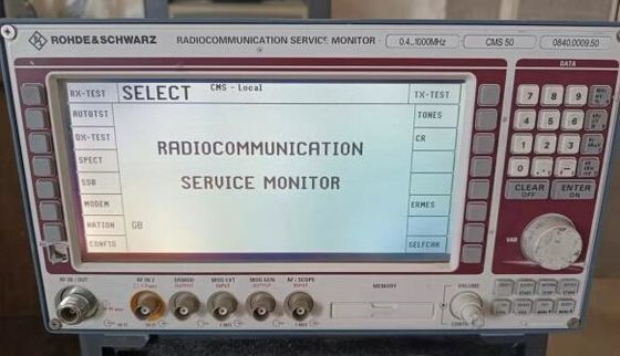 購入 RohdeおよびSchwarz CMS50の検光子の無線通信サービス モニター オンライン製造