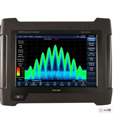 購入 Ceyear 4025 ハンドヘルドスペクトル解析機 9kHz から 54GHz 範囲, 10.1 インチ容量タッチスクリーン,高速スイープ速度 オンライン製造
