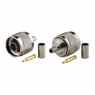 購入 N Male Connector with IP67 Waterproof Rating Copper Contact for 0-3GHz Frequency Applications オンライン製造