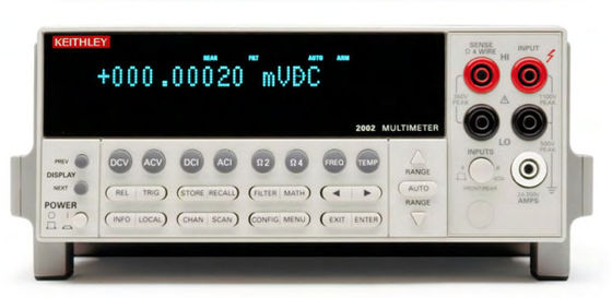 キースリー2002年 8.5桁デジタルマルチメーター 8Kメモリ IEEE-488.2 とSCPI互換性
