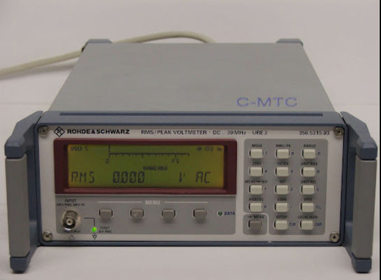使用されたRohde And Schwarz URE3 PEAK/RMS ウォルトメーター RF パワーメーター