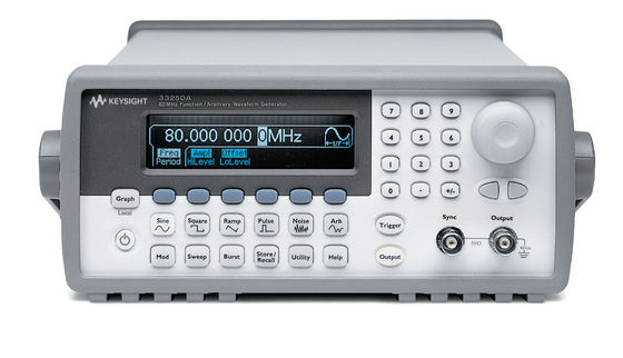 Keysight 33250A 機能/任意の波形発生器,80 MHz RS-232 IO接続がサポートされています