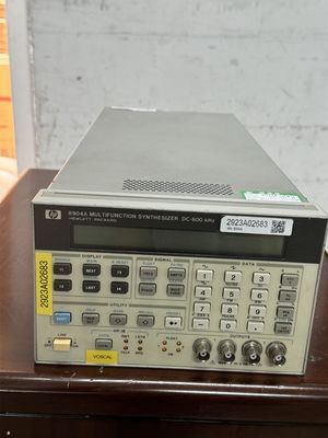 キーシートアジレント 8904A 多機能シンセサイザー 600 kHz OPT 001 002 テストされた機能 最大読み込み速度 000読み込み/s