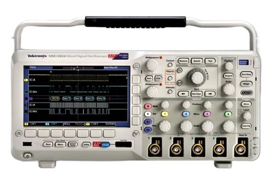 ミックス・シグナルオシロスコープ テクトロニックス MSO2014 デジタル・フォスフォール 100 MHz 1 GS/s 1M レコード長さ 4+16-ch カラーディスプレイ