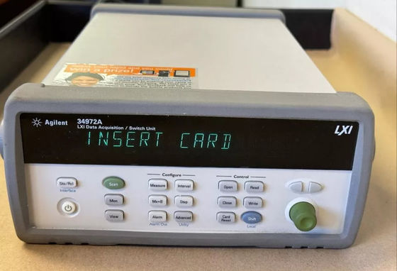 Keysight Agilent 34972A LXI データ取得ユニット 1 Gbit LAN と USB 2.0 が完全にテストされました