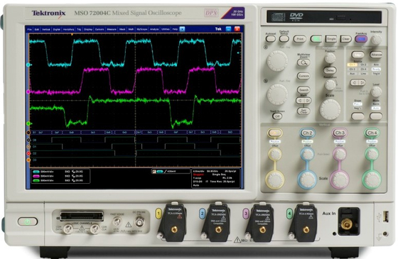 中古 Tektronix MSO72004C オシロスコープ 20GHz 4ch 100 GS/s