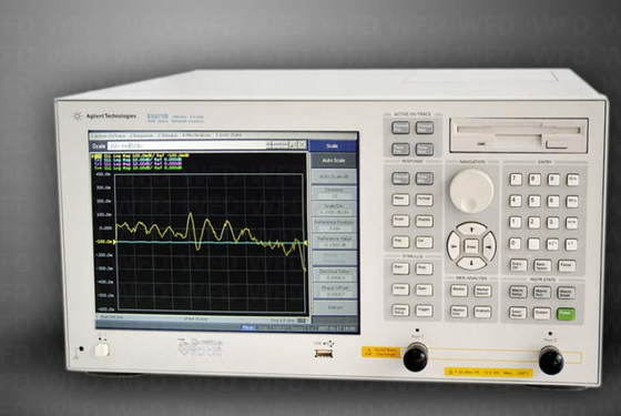 Keysight E5071B ENA シリーズ RF ネットワーク・アナライザ、300kHz ～ 8.5GHz の周波数範囲および 125dB ダイナミック・レンジを備え、高精度の S パラメータ測定を実現